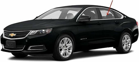 Driver Left Side Rear Door Window Door Glass Compatible with Chevrolet Impala 2006-2013 Models / Impala Limited 2014-2016 Models