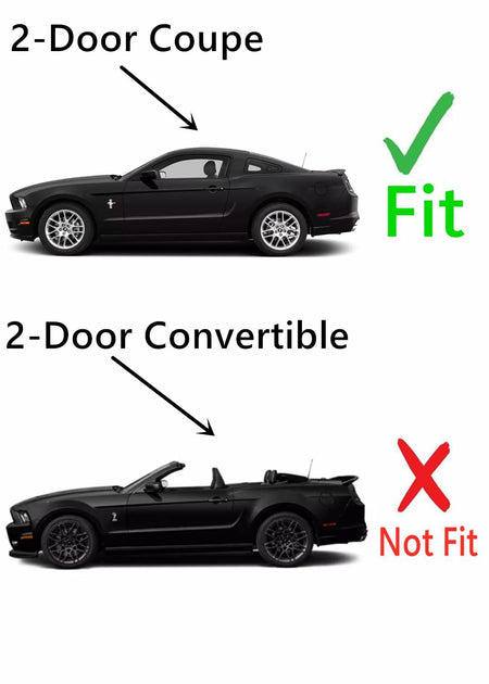 Driver Left Side Door Window Door Glass Compatible with Ford Mustang 2 Door Coupe 2005-2014 Models