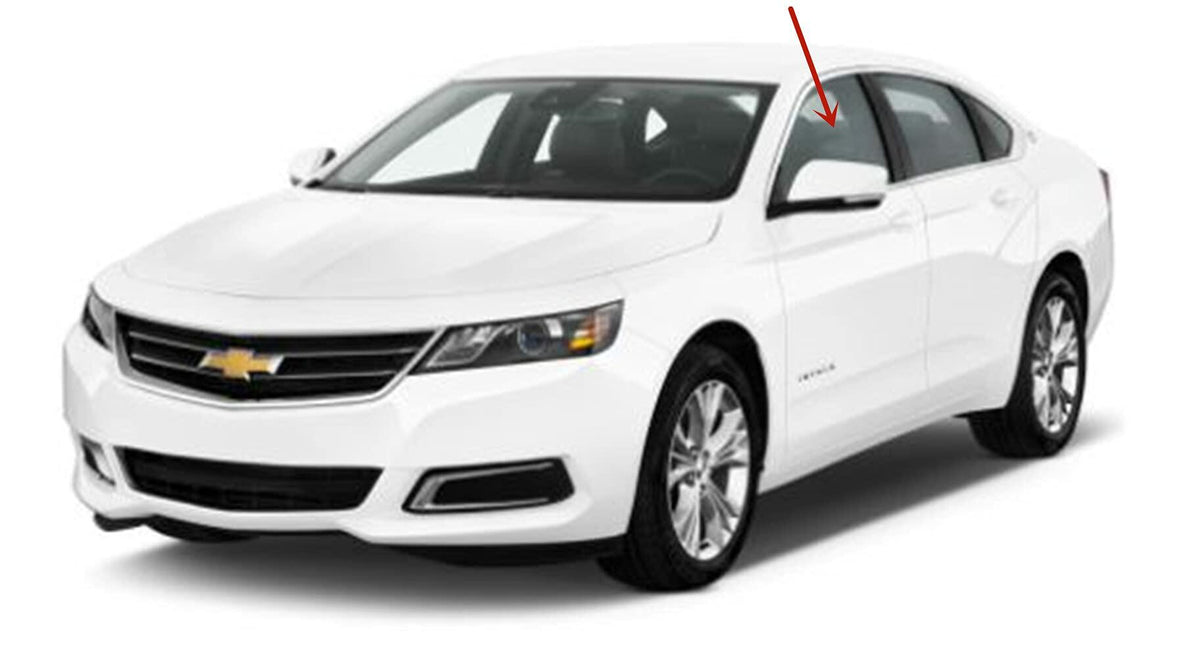 Driver Left Side Front Door Window Door Glass Compatible with Chevrolet Impala 2006-2013 Models / Impala Limited 2014-2016 Models