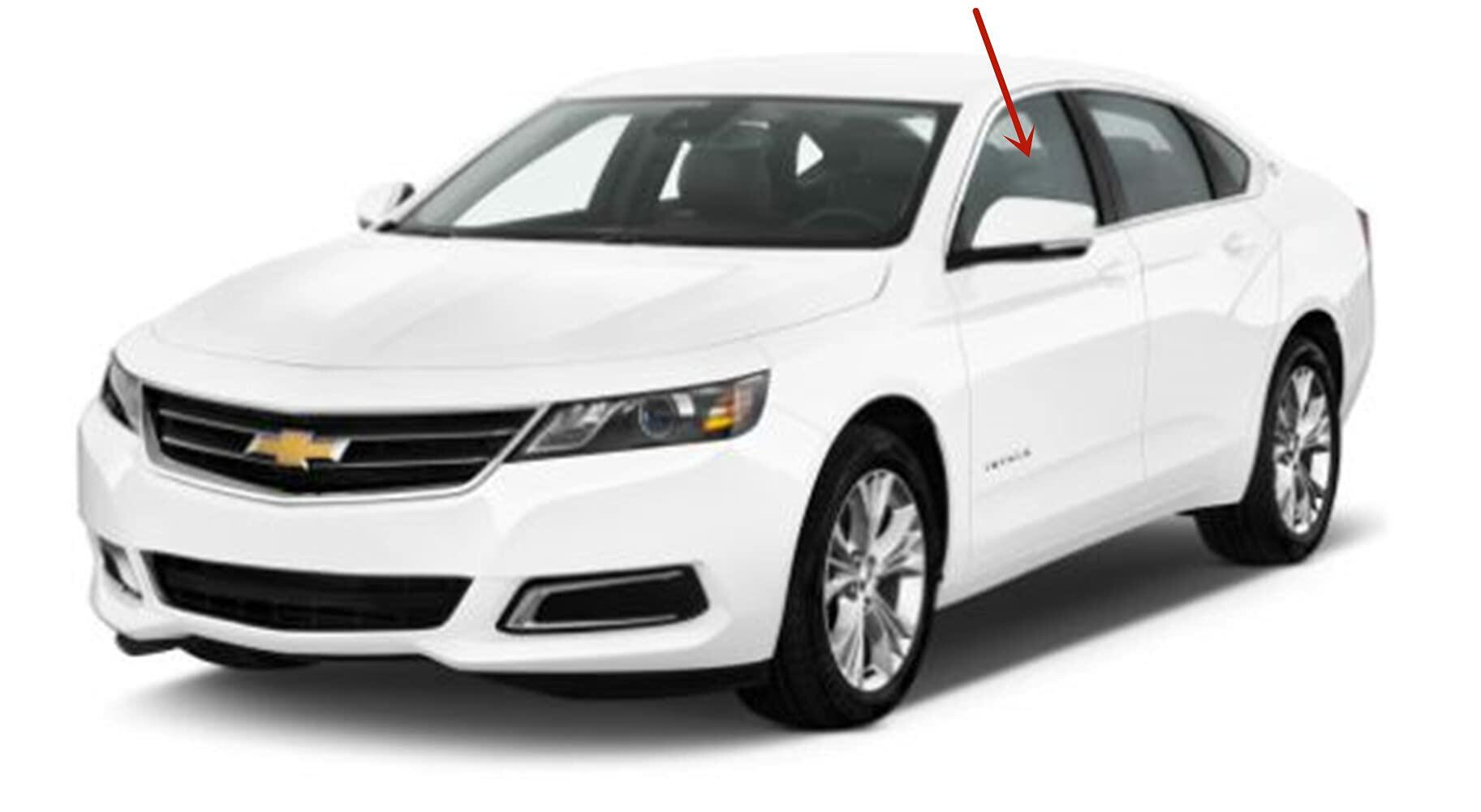 Driver Left Side Front Door Window Door Glass Compatible with Chevrolet Impala 2006-2013 Models / Impala Limited 2014-2016 Models