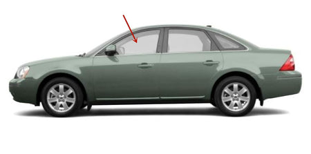 Driver Left Side Front Door Window Door Glass Compatible with Ford Five Hundred 2005-2007 & Taurus 2008-2009/Mercury Montego 2005-2007 & Sable 2008-2009 4 Door Sedan Models
