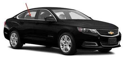 Passenger Right Side Rear Door Window Door Glass Compatible with Chevrolet Impala 2006-2013 Models / Impala Limited 2014-2016 Models