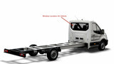 Back Window Back Glass Compatible with Ford Transit 110.2" High-Roof / 100.8" Mid-Roof Chassis Cab 2015-2026 Models