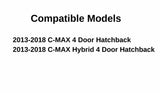 Passenger Right Side Front Door Window Door Glass Compatible with Ford C-MAX 2013-2018 Models