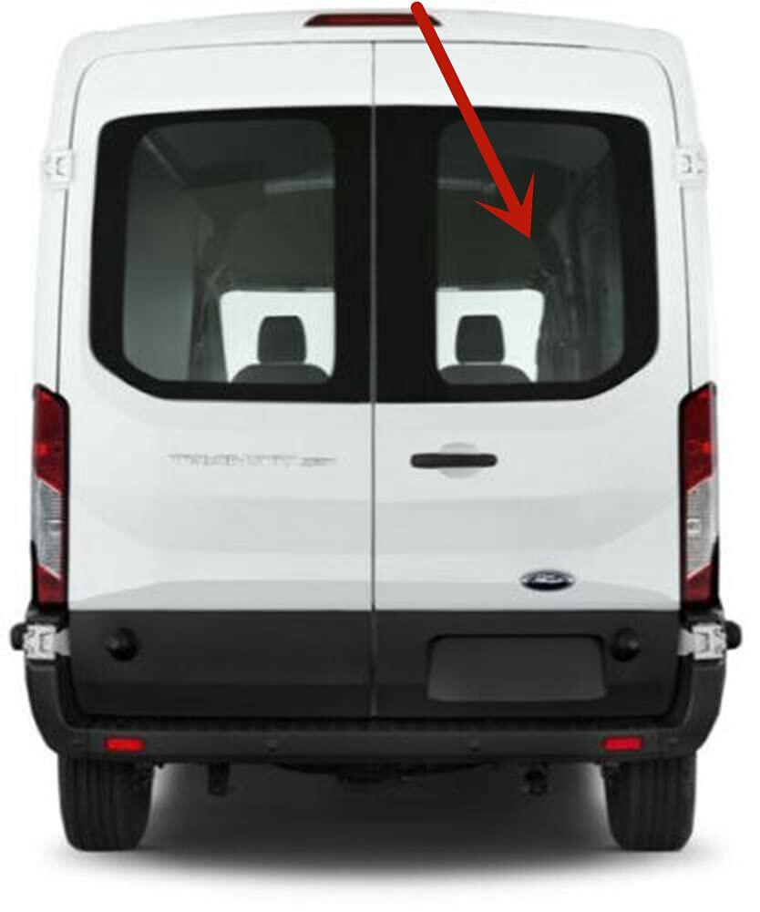 Back Window Back Glass Passenger Right Side Compatible with Ford Transit 100.8" Mid-Roof & 110.2" High-Roof 2015-2026 Models