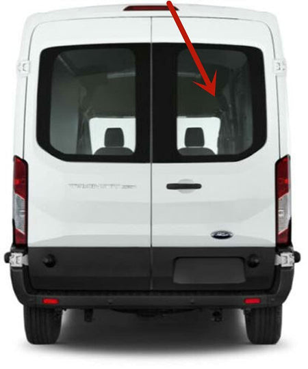 Back Window Back Glass Passenger Right Side Compatible with Ford Transit 100.8" Mid-Roof & 110.2" High-Roof 2015-2026 Models