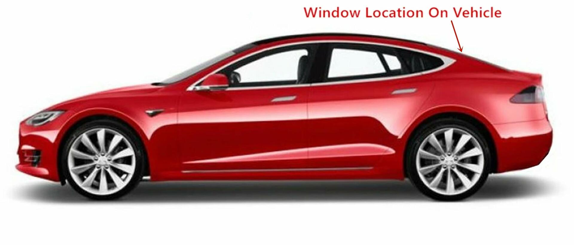Heated Laminated Back Window Back Glass Compatible with Tesla Model S 2012-2025 Models