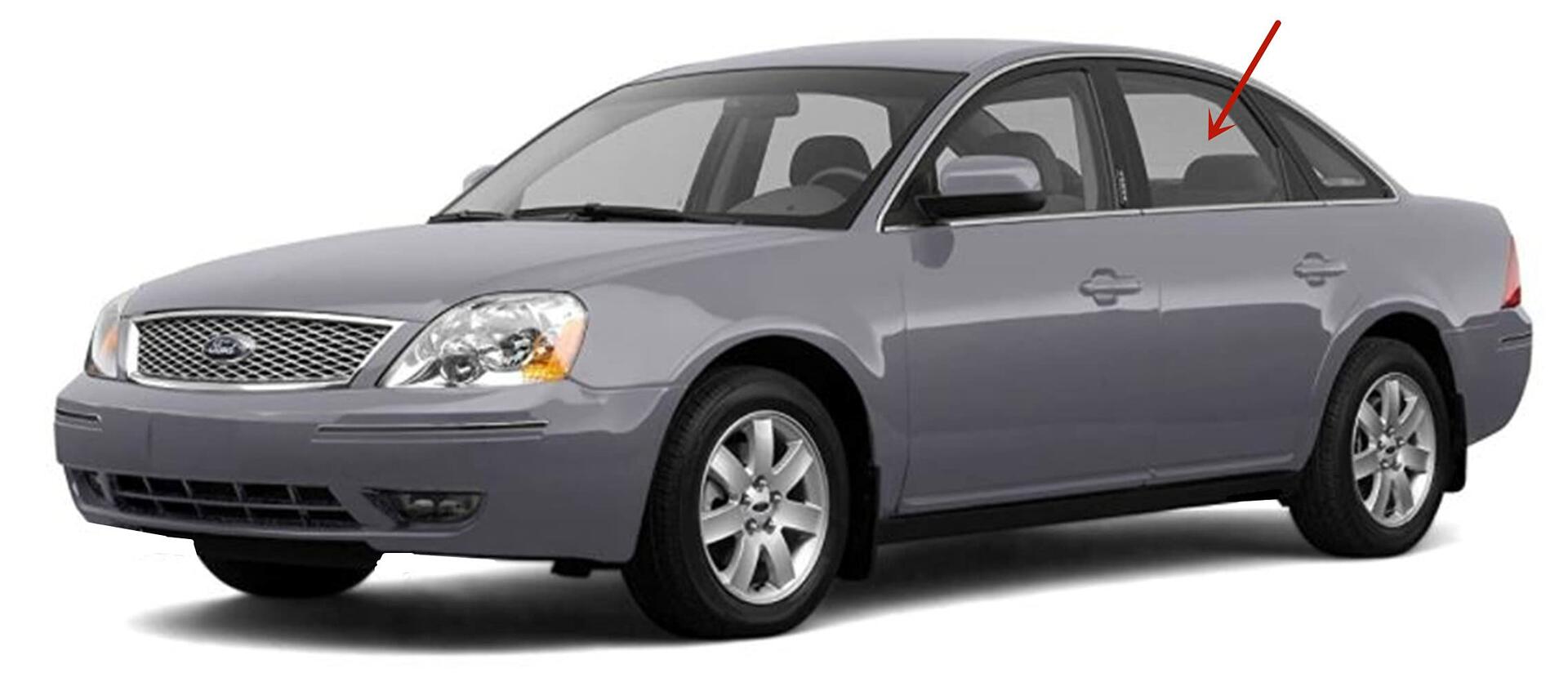 Driver Left Side Rear Door Window Door Glass Compatible with Ford Five Hundred 2005-2007 & Taurus 2008-2009/Mercury Montego 2005-2007 & Sable 2008-2009 4 Door Sedan Models