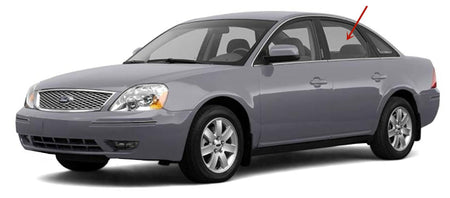 Driver Left Side Rear Door Window Door Glass Compatible with Ford Five Hundred 2005-2007 & Taurus 2008-2009/Mercury Montego 2005-2007 & Sable 2008-2009 4 Door Sedan Models