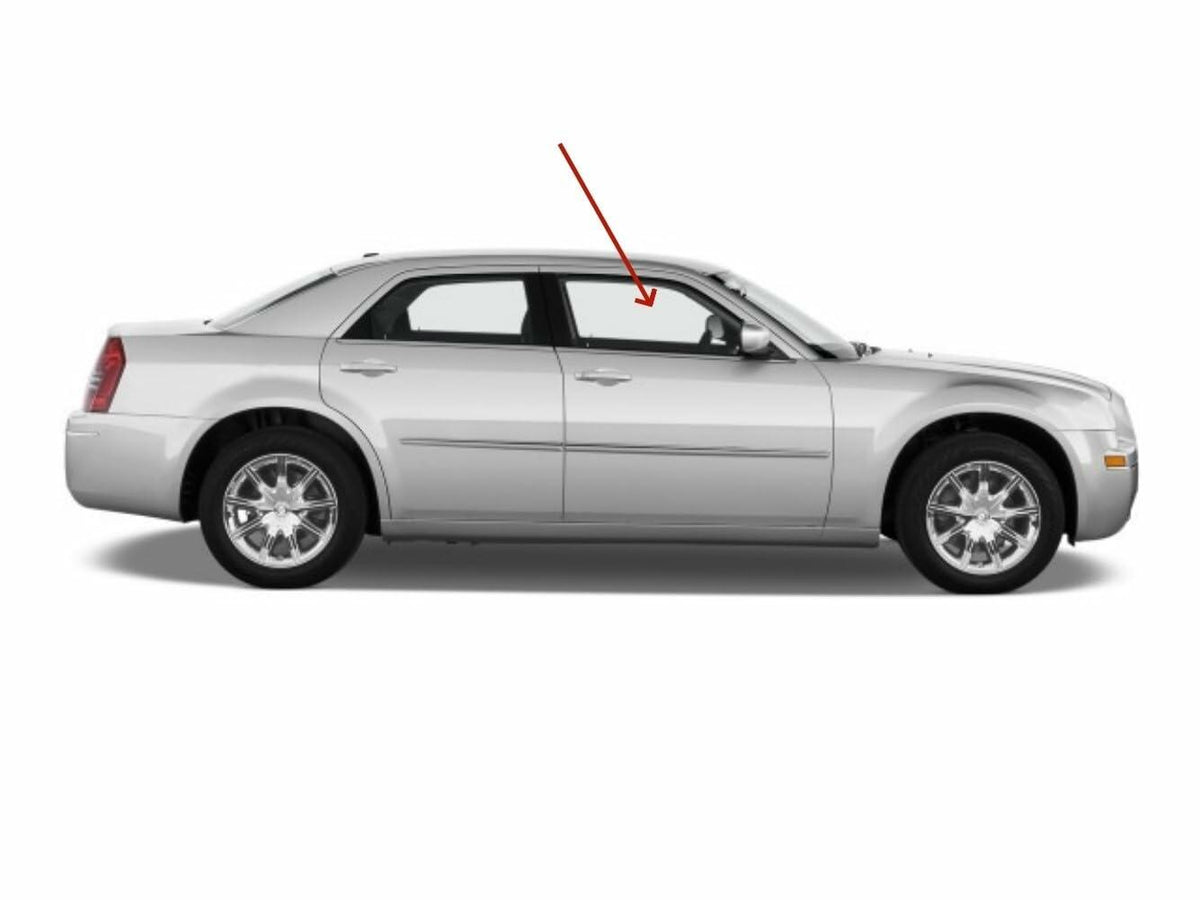 Passenger Right Side Front Door Window Door Glass Compatible with Chrysler 300 2005-2010 Models/Dodge Magnum 2005-2008 Models