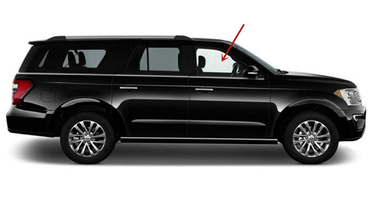 Passenger Right Side Front Door Window Door Glass Compatible with Ford Expedition 2018-2019 Models/Ford Expedition MAX 2018-2023 Models