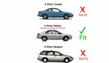 Passenger Right Side Front Door Window Door Glass Compatible with Ford Escort/Mercury Tracer 4 Door Sedan 1997-2002 Models