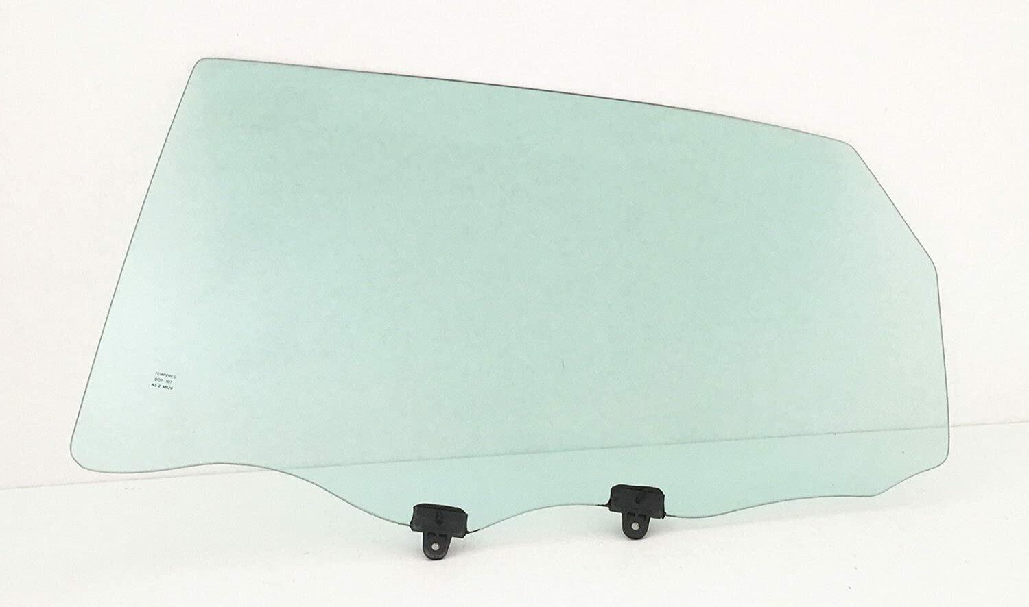 Tempered Driver Left Side Rear Door Window Door Glass Compatible with Chevrolet Impala 4 Door Sedan 2000-2005 Models