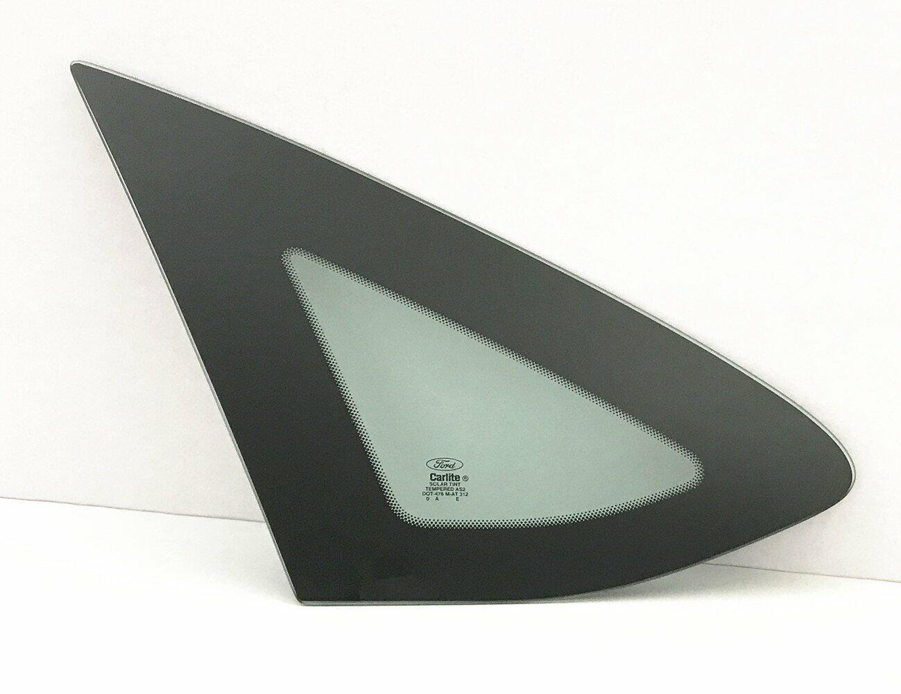 OE Driver Left Side Rear Quarter Glass Quarter Window Compatible with Ford Focus 4 Door Sedan 2008-2011 Models