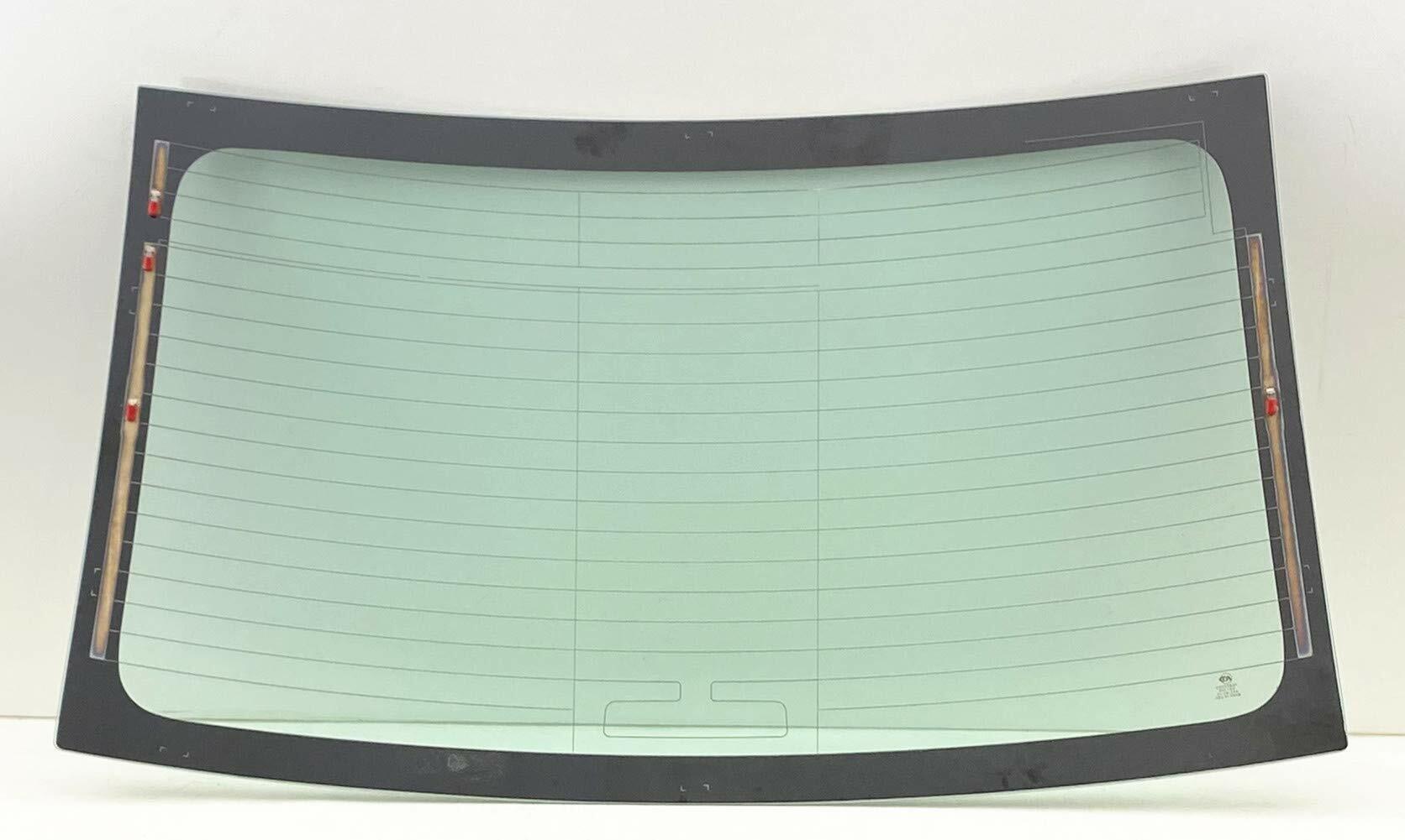 Heated Back Window Back Glass Compatible with Hyundai Elantra 4 Door Sedan 2007-2010 Models