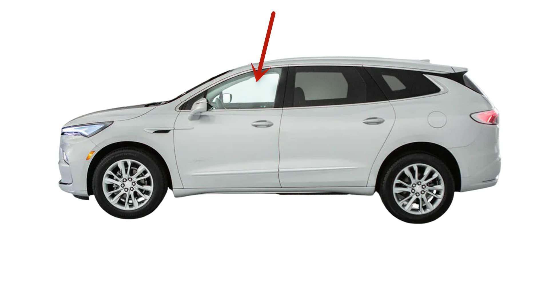 Laminated Driver Left Side Front Door Window Door Glass Compatible with Buick Enclave 2018-2024 Models