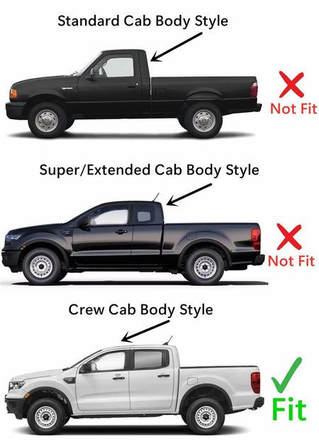 Laminated Driver Left Side Front Door Window Door Glass Compatible with Ford Ranger Pickup 4 Door Crew Cab 2019-2023 Models