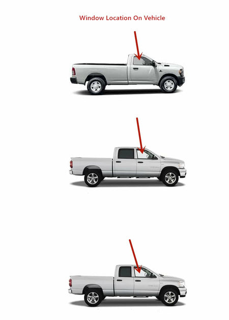 Laminated Passenger Right Side Door Window Door Glass Compatible with Ram 2500 3500 4500 5500 Pickup 2019-2026 Model