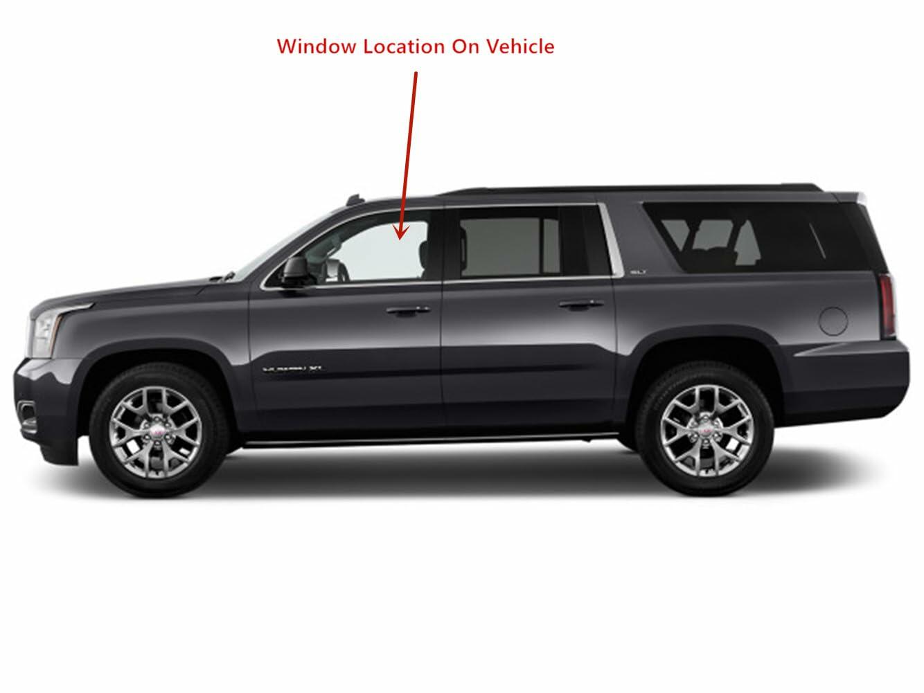 Laminated Driver Left Side Front Door Window Door Glass Compatible with Chevrolet Suburban/Tahoe 2015-2020 Models