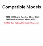 Driver Left Side Front Door Window Door Glass Compatible with Jeep Grand Cherokee 1993-1998 / Grand Wagoneer 1993 Models