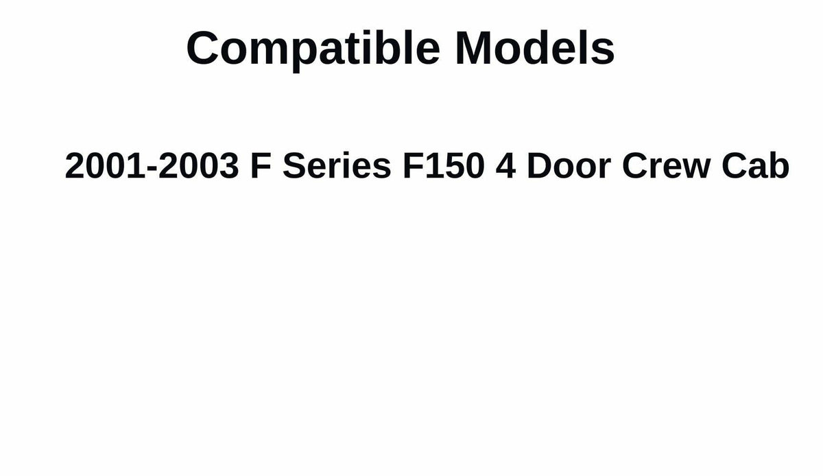 Passenger Right Side Front Door Window Door Glass Compatible with Ford F150 4 Door Crew Cab 2001-2003 Models