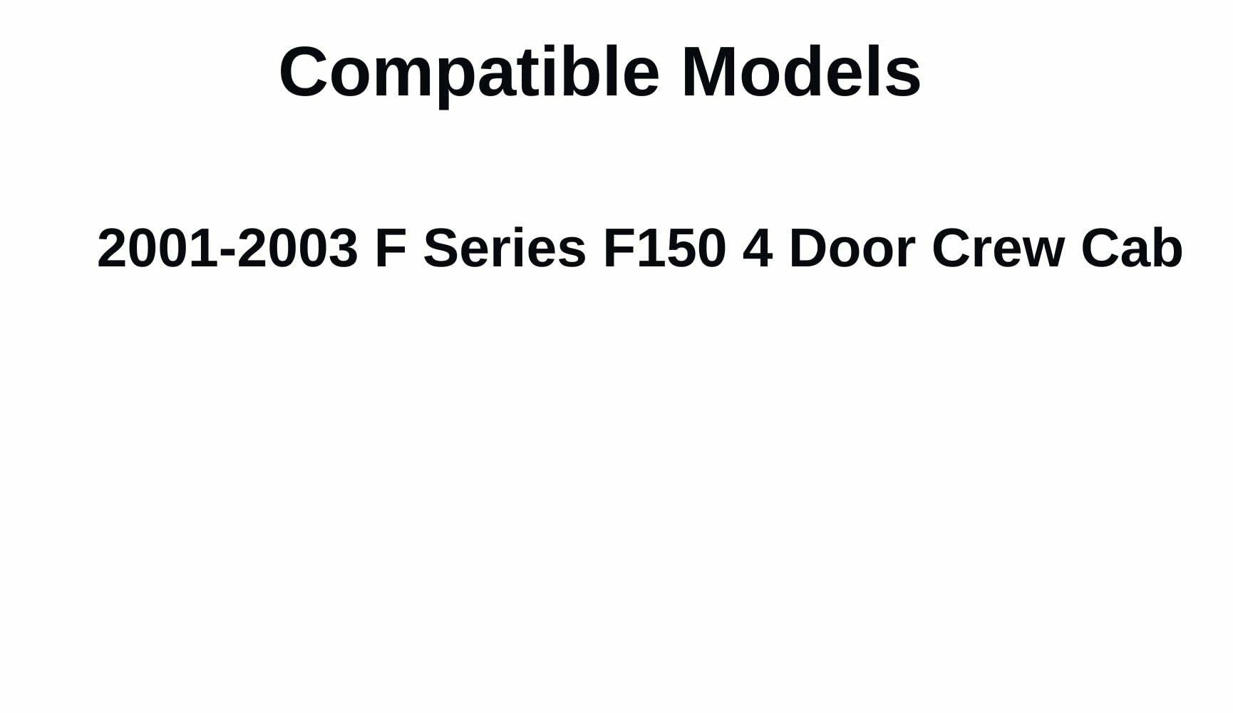Passenger Right Side Front Door Window Door Glass Compatible with Ford F150 4 Door Crew Cab 2001-2003 Models