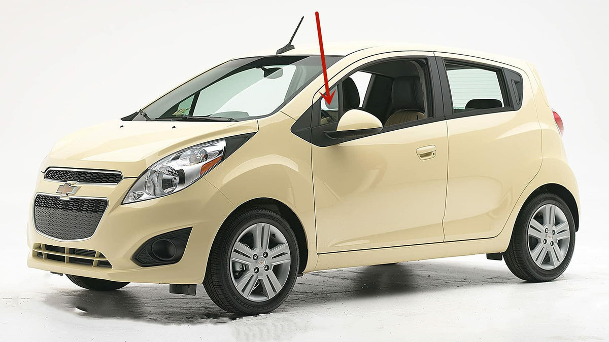 Driver Left Side Front Vent Window Vent Glass Compatible with Chevrolet 2013-2015 Spark