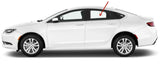 Driver Left Side Rear Door Window Door Glass Compatible with Chrysler 200 4 Door Sedan 2015-2018 Models