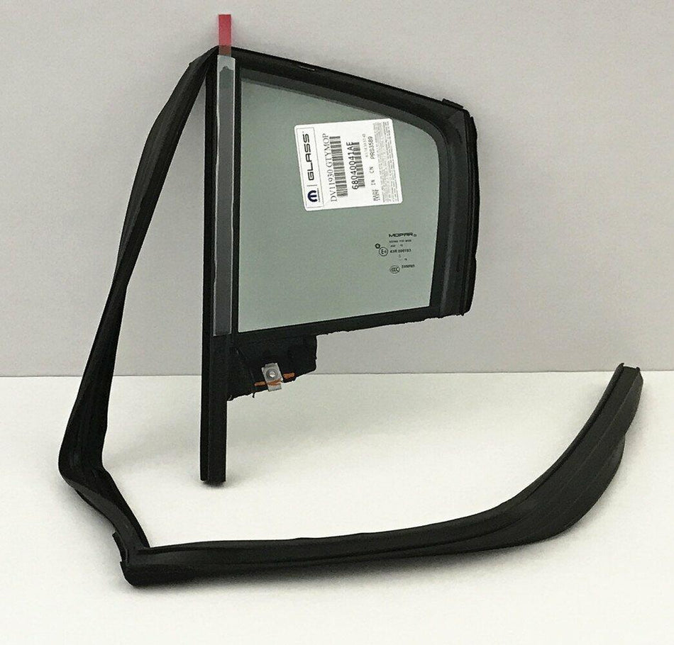 OEM Driver Left Side Rear Vent Window Vent Glass Compatible with Dodge Charger 2011-2023 Models