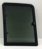 Movable Passenger Right Side Quarter Window Quarter Glass Complete Set Compatible with Chevrolet/GMC Pickup C1500 K1500 1988-1999 / C2500 K2500 C3500 K3500 1988-2000 2 Dr Extended Cab Models