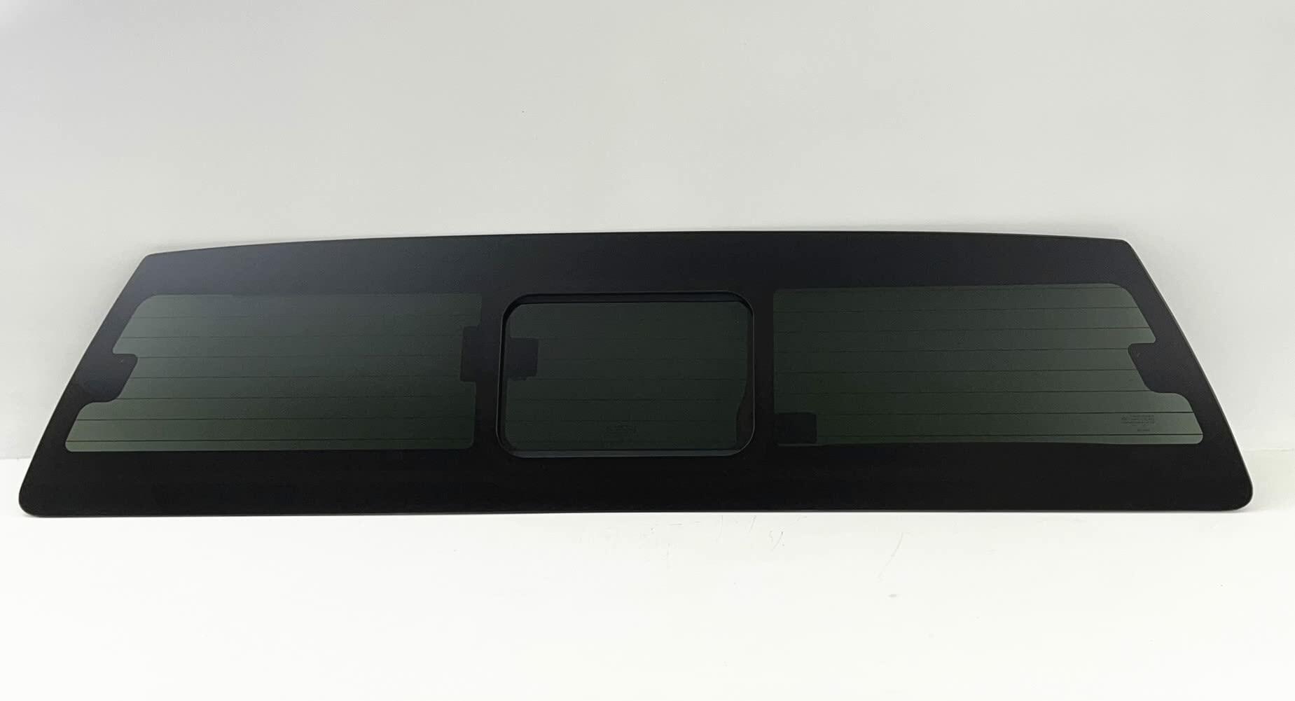 Heated Manual Back Slider Back Window Back Glass Compatible with Ford Ranger Pickup 2019-2023 Models