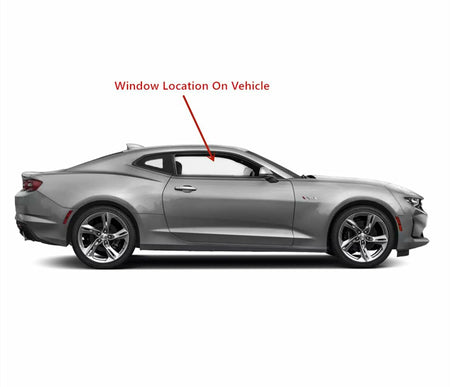 Passenger Right Side Door Window Door Glass Compatible with Chevrolet Camaro 2 Door Coupe 2016-2024 Models
