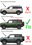 OEM Tempered Driver Left Side Quarter Window Quarter Glass Compatible with Ford Bronco 2021-2026 4 Door Models