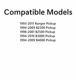 Passenger Right Side Door Window Door Glass Compatible with Ford Ranger Pickup 1993-2011 / Mazda B3000 B4000 B2500 B2300 Pickup 1994-2010 Models