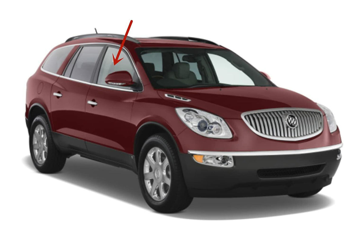 Laminated Passenger Right Side Front Door Window Door Glass Compatible with Buick Enclave 2008-2017 Models
