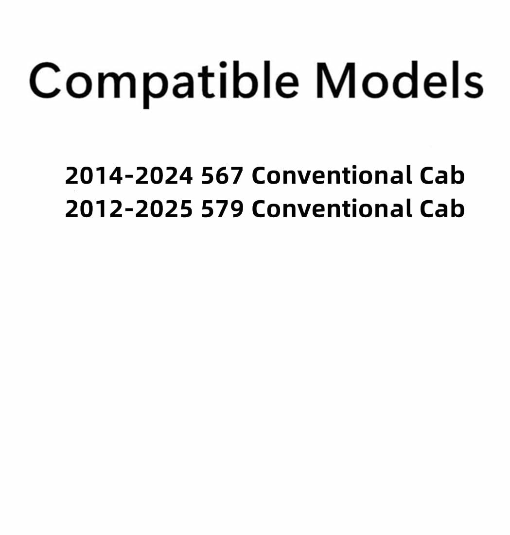 Back Window Back Glass Compatible with Peterbilt 579 2012-2025/567 2014-2024 Models