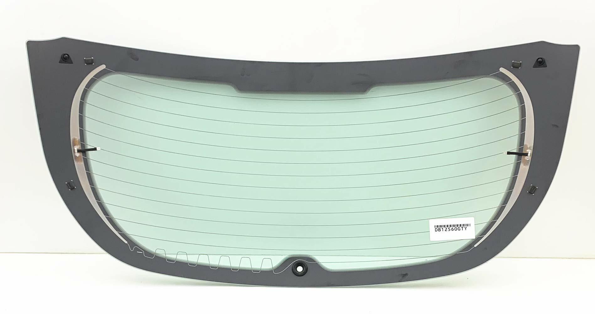 Heated Back Window Back Glass Compatible with Ford Focus 2015-2018 4 Door Hatchback Models