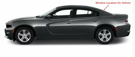 Heated Back Window Back Glass Compatible with Dodge Charger 2015-2023 Models