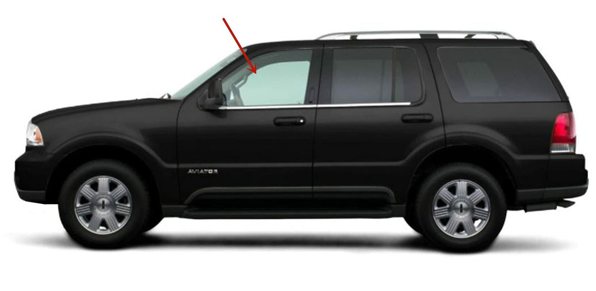 Laminated Driver Side Side Front Door Window Door Glass Compatible with Lincoln Aviator 2003-2006 Models