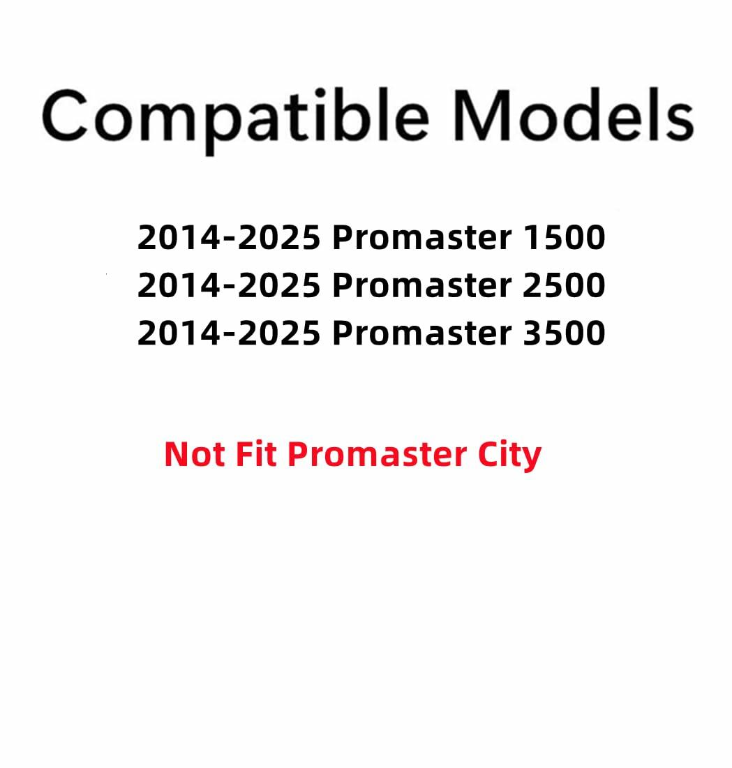 Driver Left Side Front Door Window Door Glass Compatible with Ram Promaster 1500 2500 3500 Cargo Van 2014-2026 Models (Not For Promaster City Van)