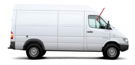 Passenger Right Side Front Door Window Door Glass Compatible with Freightliner Sprinter/Dodge Sprinter 2001-2006 Models