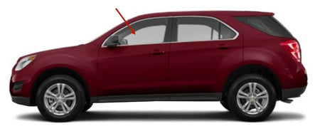 Laminated Driver Left Side Front Door Window Door Glass Compatible with Chevrolet Equinox/GMC Terrain 2010-2017 4 Door Models