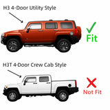Driver Left Side Rear Door Window Door Glass Compatible with Hummer H3 2006-2010 Models
