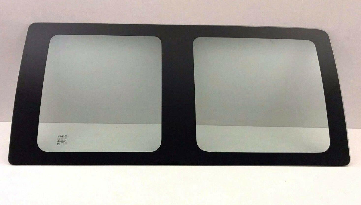 Stationary Passenger Right Side Sliding Cargo Door Window Door Glass Compatible with Chevrolet Express/GMC Savana 1996-2025 Models