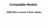 Laminated Passenger Right Side Front Door Window Door Glass Compatible with Buick Lucerne 2006-2011 Models