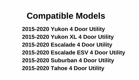 Passenger Right Side Front Door Window Door Glass Compatible with Chevrolet Suburban/Tahoe 2015-2020 Models