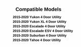 Passenger Right Side Front Door Window Door Glass Compatible with Chevrolet Suburban/Tahoe 2015-2020 Models
