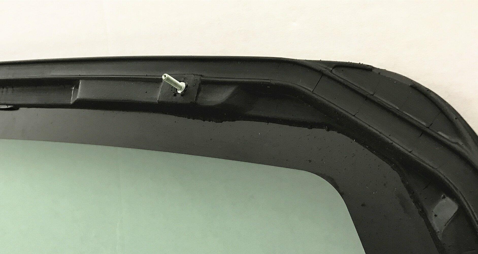 NAGD Stationary Rear Back Window Glass, Clear, Tempered Glass, Solar Controlled, Fits Ford F150 Pickup 2004-2014 Models, Includes Free Butyl Tape