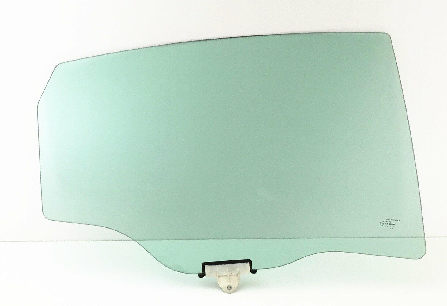 Passenger Right Side Rear Door Window Door Glass Compatible with Dodge Dart 2013-2016 Models