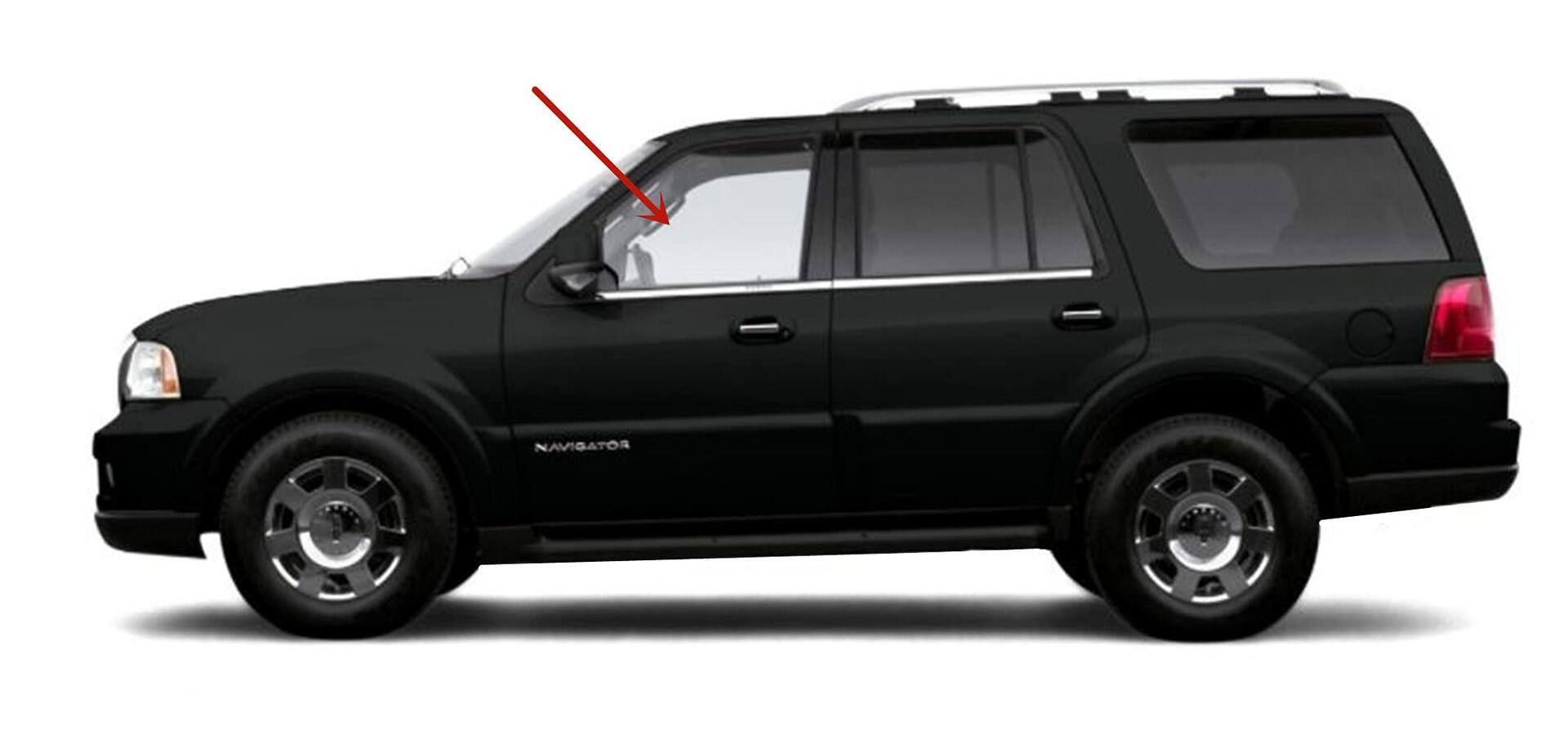 Laminated Driver Left Side Front Door Window Door Glass Compatible with Lincoln Navigator 2003-2006 Models